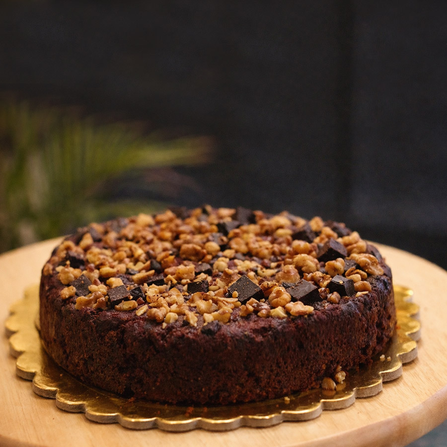 Healthy Cakes - Beetroot Walnut Cake